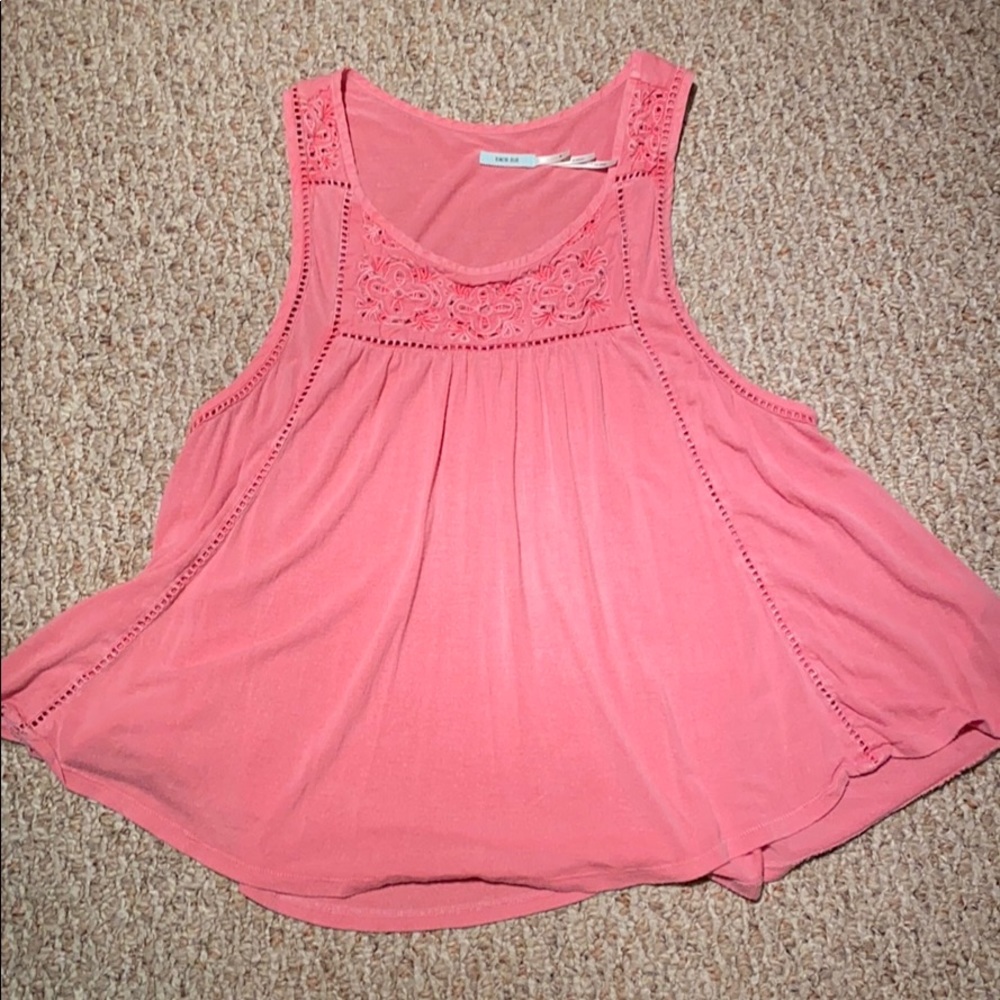 Flowy Pink Tank Top